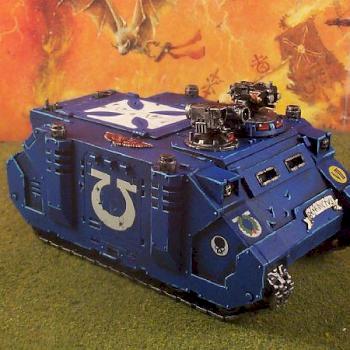 Ultramarine Veteran Rhino by brad