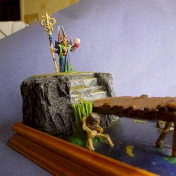 diorama Elfe Noir by elfgidrungal
