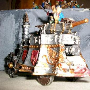 Steam Tank, watch out, it'll run u ova by Man of Fire Death