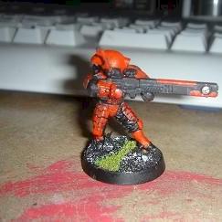 Tau Fire Warroir by Andonium