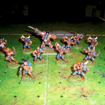 Bloodbowl norsca team by Fabulous Fab