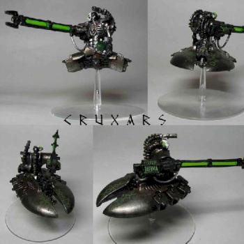 Necron Heavy Destroyer with heavy gauss cannon by cruxars
