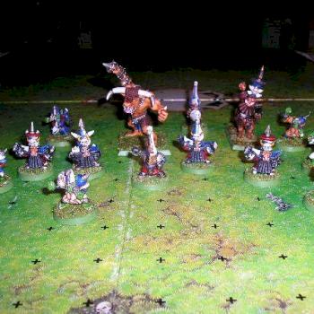 blood bowl chaos Dwarf team by Fabulous Fab