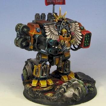 Blood Angels splinter chapter Dreadnought: Angels Solarus by Wappellious