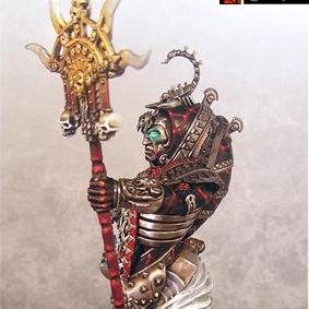 crimson king hierotitan tomb kings by Kseronarogu
