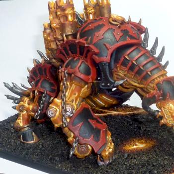 Chaos dwarf K'daai Destroyer by Papy_truc