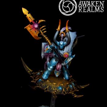 Warriors of Chaos Lord of Tzeentch on Disc by Awaken Realms