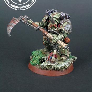 Typhus herald of nurgle - Chaos space marines by RezoAmalio