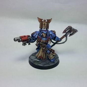 Ultramarine Librarian Space Marine by Mamba76