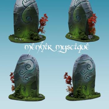 Mystical menhir by Minicrômm
