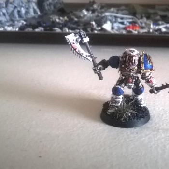 carl of the 1st assult company. rampager units. pre heresy world eaters by 13th drop commission