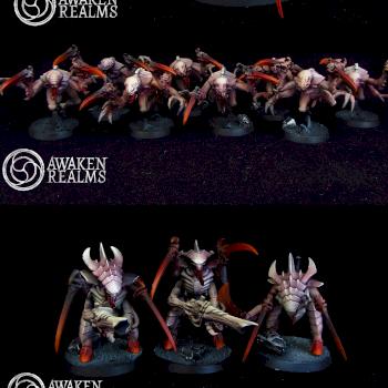 Tyranids - Spawn of Cryptus, Carnifex, Generstealers, Warriors; Shield of Baal by Awaken Realms