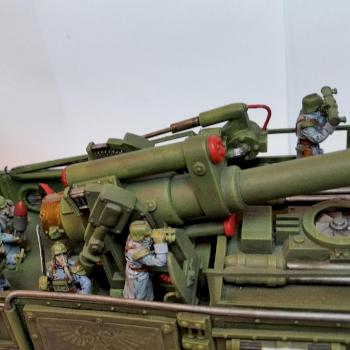 Railway gun crew by Jadow