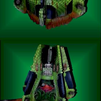 Space marine Salamanders drop pod by JEMdesign
