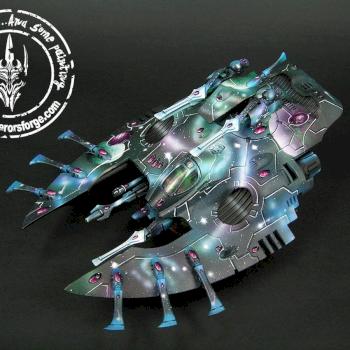Wave Serpent - Eldar galaxy by RezoAmalio