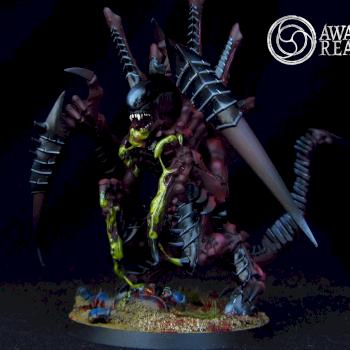 Tyranid Hive Tyrant conversion (Alien) by Awaken Realms