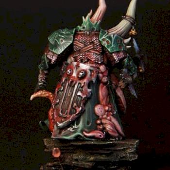 Chaos Nurgle Lord Orghotts Daemonspew on foot by slawek