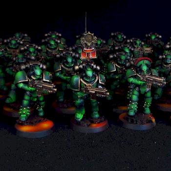 Horus Heresy Salamanders Tactical Squad by Awaken Realms