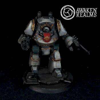 Horus Heresy Death Guard Contemptor Dreadnought by Awaken Realms
