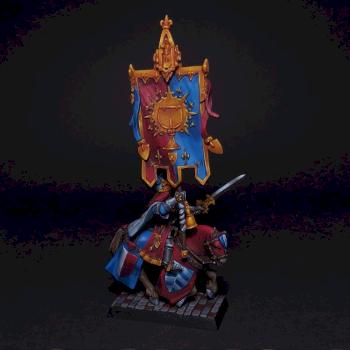 Bretonnian standard bearer by AsyLum