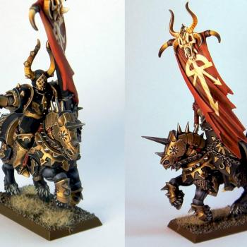 Chaos Knight Standard Bearer by KMaTTS