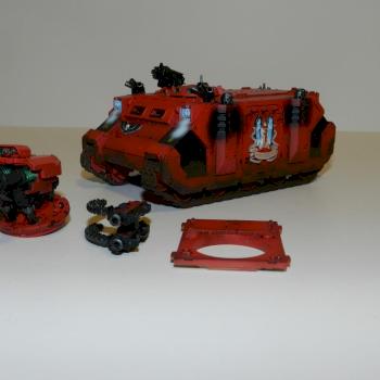 Blood Angels Rhino/Razorback by Grdewitt