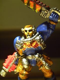 Ultramarines Scout Captain by Aludrin