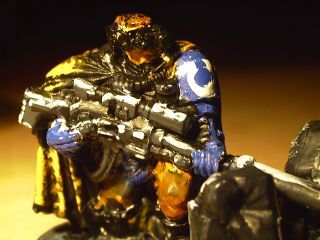 Ultramarines Scout Sniper by Aludrin