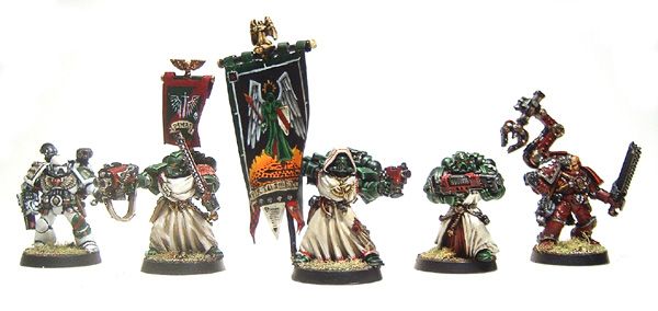 Dark Angels Command Squad by Cerus