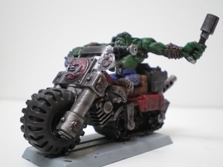 Orc Biker Throwin Stick Bomb by DutchStrangler