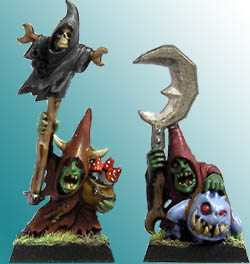 Night Goblin shaman and big boss by Truls