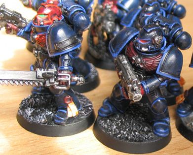 Crimson Fist Squad by Tussky