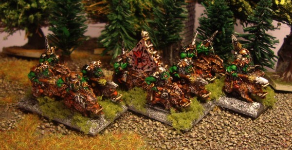 Warmaster - Orc Boar Riders Unit - 10 mm by therry