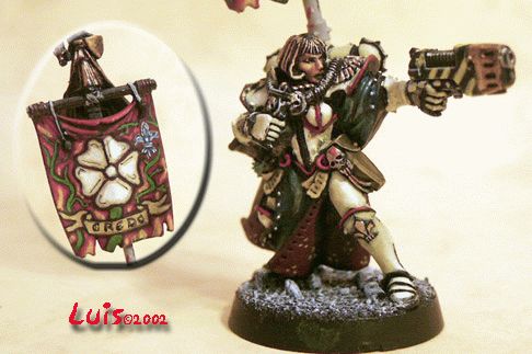 Sister of battle. Standard bearer by Luis