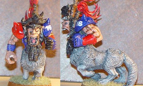 Bloodbowl Bull Centaur Conversion by Da Todfatha