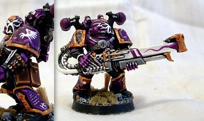Noise Marine w/ Blastmaster by virtuouswolf