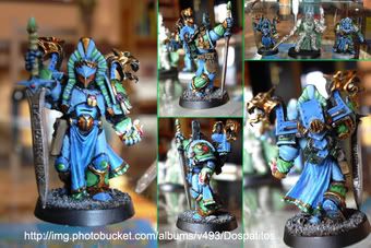Warhammer 40k Tzeench Liutenant Conversion by Dospatitos