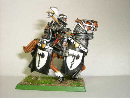 Bretonnian Lord with Axe by theelfmaster