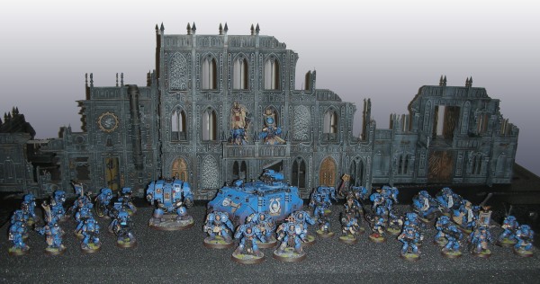 ultramarines space marine army by theblacklord