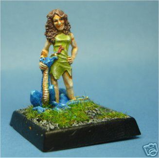 Dungeon Lady, with Pet Dragon by steve34uk
