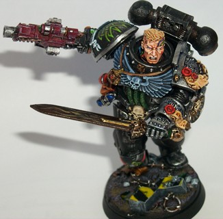 Arthor Space marine for Inquisitor game by painterboyroy