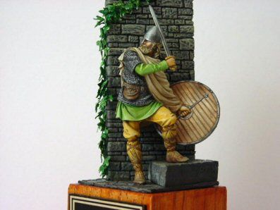 Guerrier viking IX - X siècle de profil - 2 by Antoine