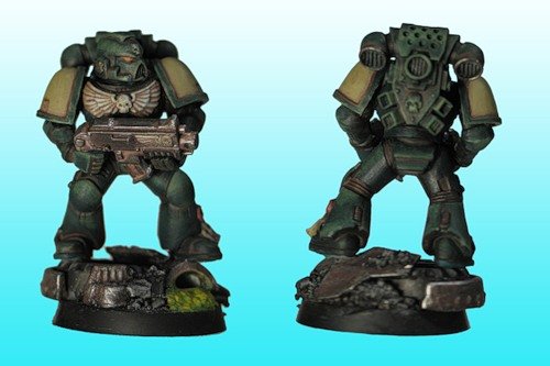 Dark Angels Space Marine by Starfog