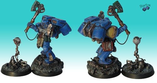 Space Marine Librarian Conversion by Starfog