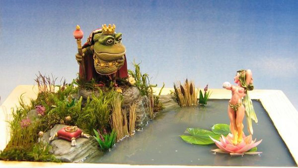 Frog king diorama by Bren