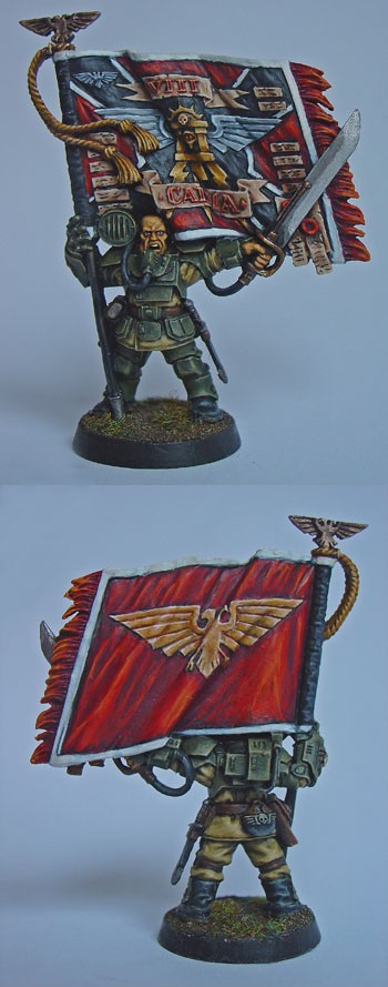 Warhammer 40k Colour Sergent Jerran Kell Guard Astra