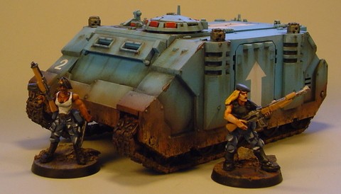 Space Marines Rhino by coolyjelly