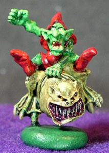 Goblin on Squig Hopper 2 by TritchPaints