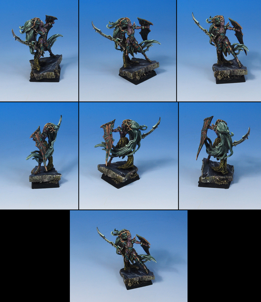 CoolMiniOrNot - Raging Heroes Drow Character by Wappellious
