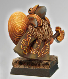 Dwarf Female Warrior from Scibor Monstrous Miniatures by Scibor